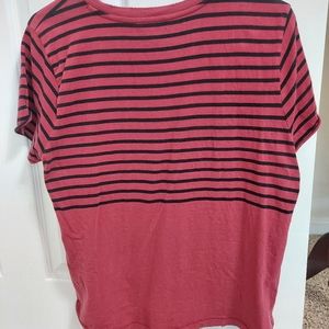 Lg Lucky Brand red/black shirt.